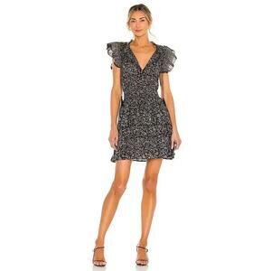 Cleobella Rachelle Mini Dress In Black Sz S